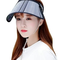 Unise Summer Anti-UV Sun Hat SPF50+ широк ръб Регулируема капачка на козирката на открито многофункционален анти-салива за лице щит