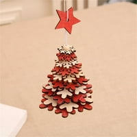 Коледна декорация дървена звънец висулка коледно дърво Коледно подарък малък на открито вятърни камбани насипни вятърни камбани дълго