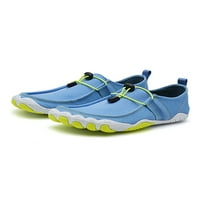Sanviglor жени и мъжки водни спортни обувки против приплъзване на аква чорапи гумени подметка обувки за ухапване лято комфорт небрежно дишащо боси синьо 6