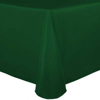 Крайна текстилна булчинска сатенена овална покривка