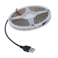 Водоустойчива светодиодна лента, LED лента USB захранване Чиста бяла светлина LED светлинен декор Водоустойчив за компютърни калъфи