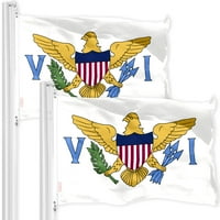 S. Virgin Islands Flag 3x5ft 150d отпечатан полиестер от G128