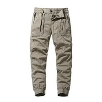 Букър мъжки летни товарни панталони плътни цветни мулти джобове тетер