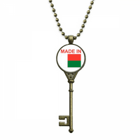 Madagascar Country Love Key Leathlace Velace Pender Tray Разкрасена верига