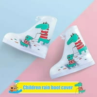 Frogued чифт хлъзгави дъждовни дъждове водоустойчиви карикатурни слонове медузи деца детски дъждовни обувки за открито