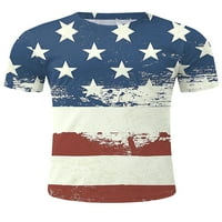 Paille Mens с къс ръкав торбисти тениски Небрежна празнична тениска Деня на независимост плаж основен тий блуза
