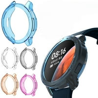 Мек ръб Protector Case Chell Frame Compatible Fit Xiaomi Mi Watch Color Sport SmartWatch Защитен капак на бронята