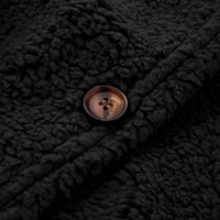 Размити пуловерни палта за жени кабел плетен пухчет пачуърк външни дрехи Небрежни гащеризони с дълъг ръкав плюс размер на кардиган