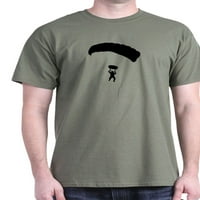 Cafepress - Тъмна тениска с парашут - памучна тениска