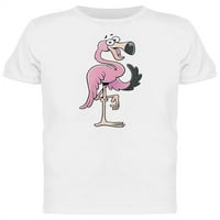 Анимационен фламинго, сладки и смешни тениски мъже -Маг от Shutterstock, мъжки малки