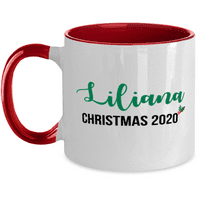Име халба - Коледна чаша за Лилиана - Коледна халба с име - Лилиана чаша
