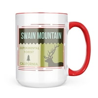 Neonblond National Us Forest Swain Mountain Experimental Forest Ham Gift за любители на чай за кафе