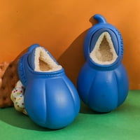 Pejock Baby First Walking Shoes Малче леки треньори Неплъзгащи се момчета Момичета Момичета приплъзване на плюшени топли домашни чехли Удобни дебели долни сладки чехли, 18м-10 години