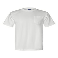 Bayside - изработена от Съюз тениска с джоб - - бял - размер: m