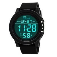 SKPBlutn Watch for Men LED водоустойчив дигитален кварц Военни спортни часовници