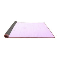 Ahgly Company Indoor Rectangle Solid Purple Modern Area Rugs, 2 '4'