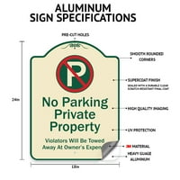 Знак на дизайнерския дизайнер на подписи - Мека почва на открито не шофирайте или паркирайте
