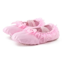 Leey-World Toddler Shoes Деца танцови обувки каишка балетни обувки пръсти на закрито йога тренировъчни обувки фиш на обувки малки момичета