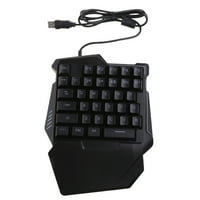 Клавиатура с една ръка RGB Backlit Mini Game Keypad Ergonomics