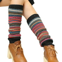 МОГАЛНА ВРЪЗКА ЕТИНА В СТИЛИРАНЕ СТРИРАНЕ НА ПЕТИ РЕБЕНИ МАСКИ КНИМА ВИСОКИ ПРИЛОЖЕНИЯ КРАТА Есента зима жени топли чорапи за обувки